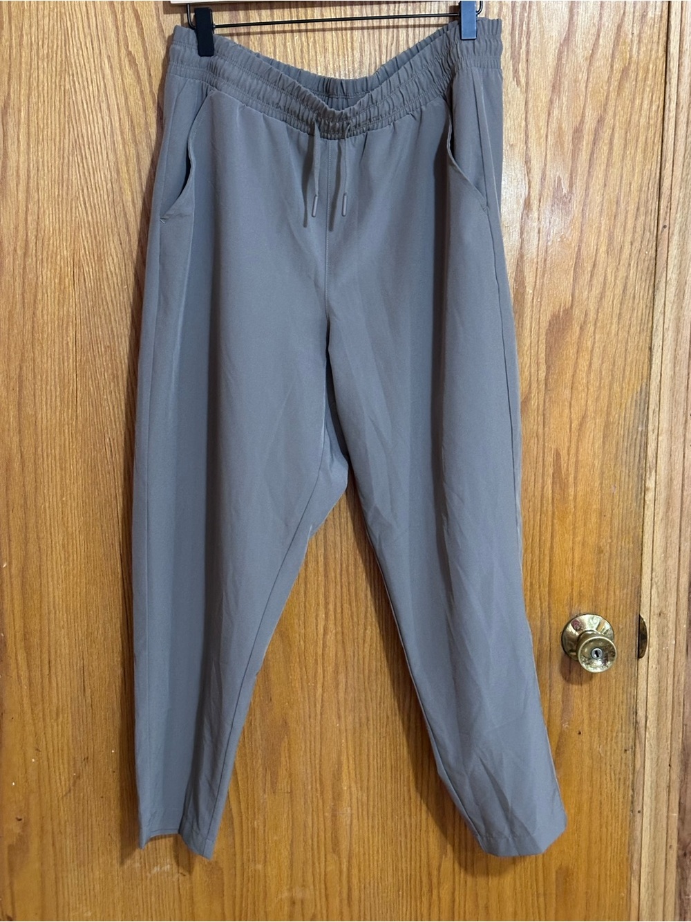 all in motion Women's tan sz large Elastic-Waist